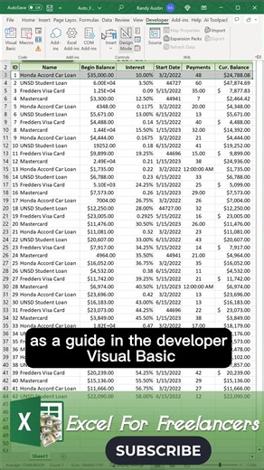 One click. Perfect formatting. No babysitting. ⚡ This 60-second VBA trick copies the format from row 3 and applies it to the entire table automatically — dates, numbers, text, everything. Build the macro once, assign it to a button, and formatting becomes instant. #ExcelVBA #ExcelAutomation #ExcelTips #ExcelShorts #ExcelForFreelancers | Excel VBA For Beginners