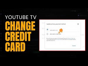 How To Update Credit Card Details On YouTube TV [2026]