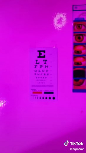 ASMR Eye Doctor Vision Test with Lens: Optometrist Trial