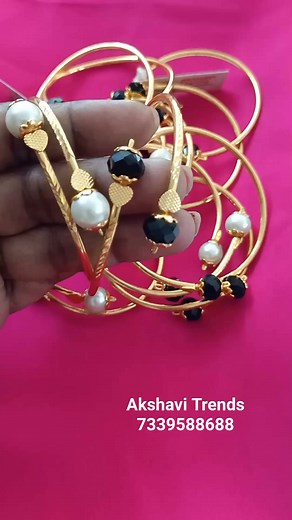 6K views · 37 reactions | Simple bracelet model bangles 2.4 only available . Get start your booking . Available on Akshavi Trends | Akshavi Trends | Facebook