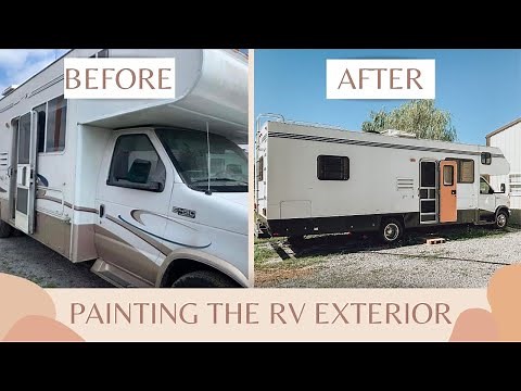 Affordable DIY RV Exterior Paint