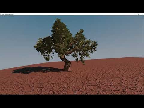 OpenGL - procedural trees - episode 2 - adding leaves