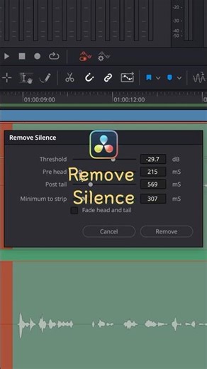 Cleaning up interview silences with AI features