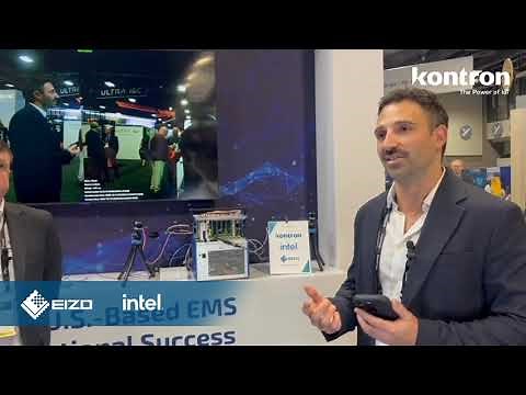 Kontron, Eizo, Intel TSN-enabled multi-camera video processing setup demo at AUSA 2025