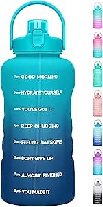 FastRack Glass Water Bottle Includes 38 mm Polyseal Cap, 1 gallon Capacity, Clear