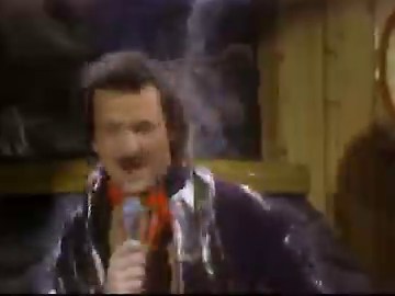 BILL MURRAY as 'Nick the lounge singer' sings Star Wars on Saturday Night Live, in 1978.