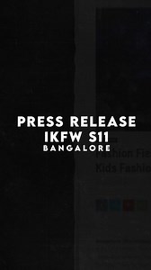 2.2K views | Unveiling a new era of style at the India Kids Fashion Week in Bangalore!  The magic of the runway comes to life with our latest press release, capturing every moment of fashion brilliance. ✨ . . . . . #TinyTrendsetters #RunwayToImagination #HyderabadFashion #IKFW #FashionForward #PressRelease" | India Kids Fashion Week | Facebook