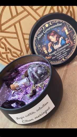 Bougies d'intention chaque pièce est unique.#lithotherapie #witch #sorciere #bougie #esoterisme