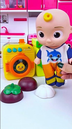 ASMR Toy Unboxing Cocomelon & Pinkfong Washing Machine Set 🧺| Satisfying Toy Play with Subi Toys