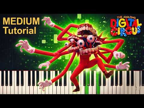 TADC EP. 8 - Caine's Breakdown | Medium Piano Tutorial (Glitch Accuracy) v3