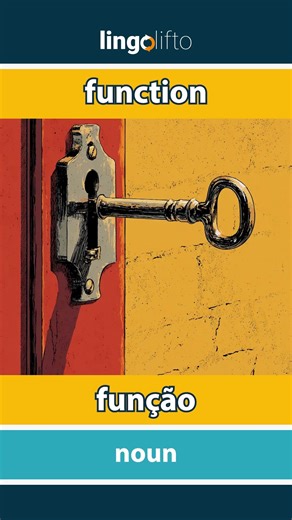 🇬🇧🇵🇹 function - função : learn English : vamos aprender inglês : vocabulary builder