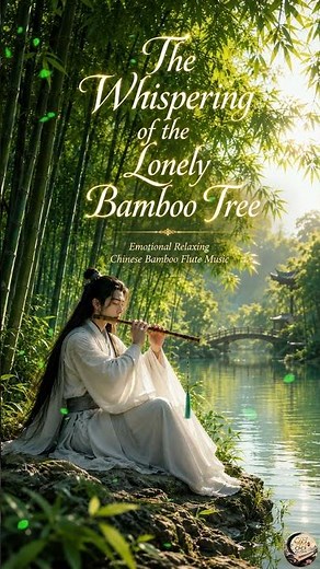 Lonely Bamboo Flute Melody 🌿 Peaceful Chinese Music for Sleep & Meditation #Shorts