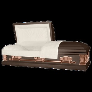 Titan Satin Series | Bronze Steel Casket with Swingbar