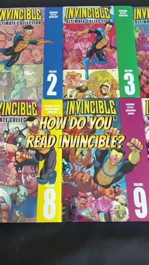 How do you read Invincible? How do you collect Invincible? 😱📚 #invincible #image #comics
