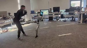 Humanoid robot kicks engineer in the groin during combat test