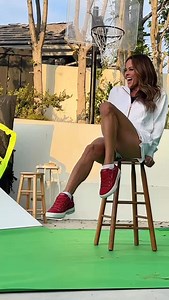 Set life….BTS, another @skechers commercial! 20 years later we’re still at it! 👟🩷 you’re gonna love the new styles we just shot, “comfy like a puffer for your feet.” P.S. I LOVE working with my daughter! #got sneakers #confort #skechersambassador | Brooke Burke