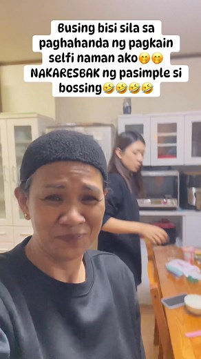 Nakaresbak ng pasimple si bosing🤣🤣 #familytime #moments | Pam Es Onoda