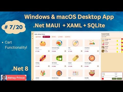 Part 7 of 20 - Build an Offline Desktop App using .Net MAUI + XAML + SQLite - .Net 8 by Abhay Prince