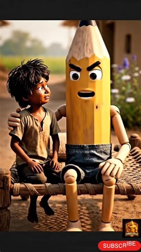 Pencil Man Ne Apple kaaya Aur sub shock😱| Pencil Man shorts #ai #india #pencilman