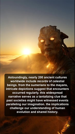 2.1K views · 16 reactions | Explore how nearly 200 ancient cultures documented celestial beings, revealing intriguing connections between history, human evolution, and our shared understanding of the cosmos throughout time and space. | Ancient Wonders and Mysteries | Facebook