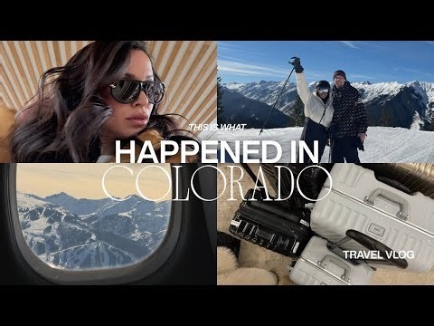 A vacation in Aspen | travel vlog, healthy grocery shopping & luxury unboxing