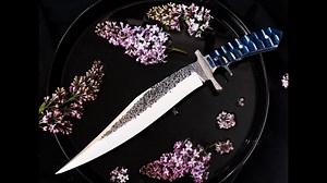 Bladesmith Shows Off Process of Making an Incredible Giant Bowie Knife