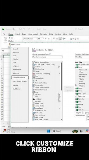Enable Developer Tab in Excel 😳 | Unlock Hidden Features