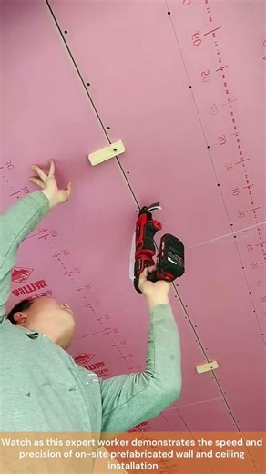 Prefabricated Wall & Ceiling Installation