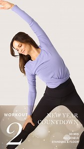 Countdown to the New Year ✨ ❄ Day 2 | Hip Strength & Posture Join Sahra to build functional hip strength and release stiffness – resulting in greater energy and freedom of movement. This full-body workout will also open your posture & lengthen and strengthen every muscle from head to toe! Finish the year feeling strong & ready for anything ➡ www.essentricstv.com/countdown-to-the-new-year-2025 | Classical Stretch