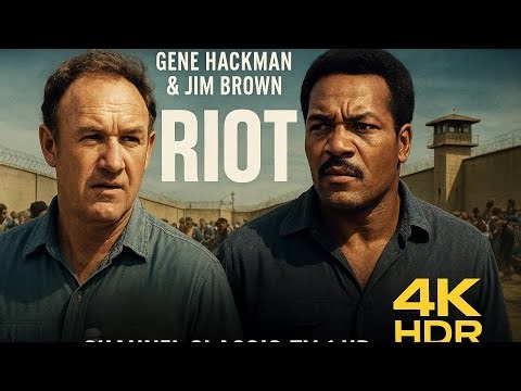 Riot (1969) | Gene Hackman & Jim Brown | 4K HDR | Channel Classic TV 1 HD