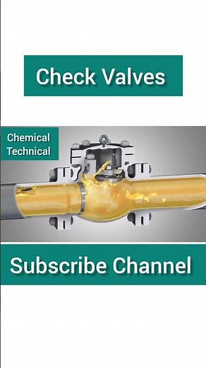 Check Valves Working Principle l What is Check Valve Working l Check Valve #checkvalve