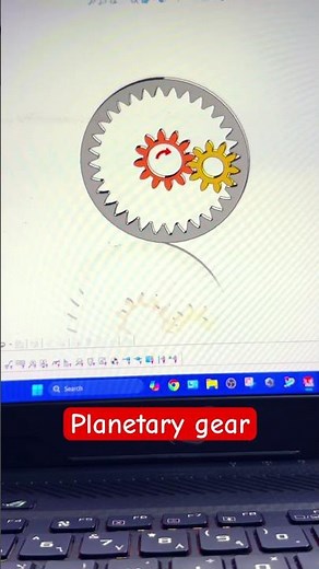 Planetary gear mechanism #solidworks #planetary #gearmechanism #engineering #shortvideo #shortsfeed