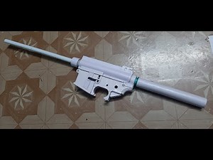 How to make a paper gun that shoots(paper M4 TUTORIAL) PART 2