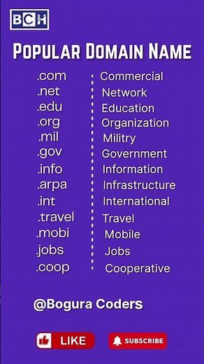 Popular Domain Names You Should Know in 2025| Best Domain Names for Your Website – Beginner’s Guide