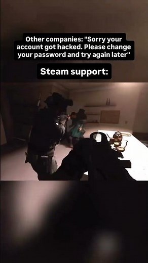 steam support at its best #steam #shorts