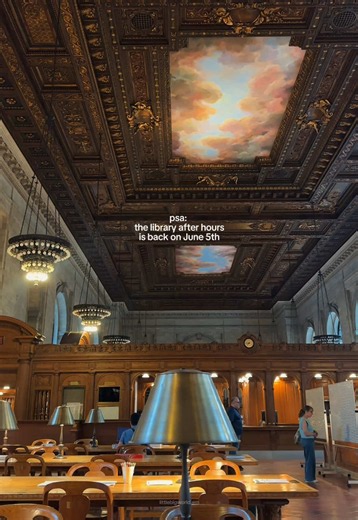 Library After Hours is back on June 5 at the NYPL 📚 Enjoy a night of music, drinks, performances, and after-hours access to the library’s iconic spaces and collections at The Library After Hours: Queer Magic. 🎟 Pay-what-you-wish tickets are available now on the library’s website. 📍 Stephen A. Schwarzman Building 🗓️ Friday, June 5 🕰️ 7:30–10:30 PM 21 Event #nycthingstodo #thingstodoinnyc #explorenyc #librarytiktok #bookloversoftiktok