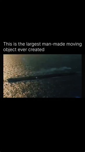 profitologyX._ on Instagram: "Follow @profitologyx._ for more insane facts! 🔥 This is the largest man-made moving object ever created — a structure so massive that it almost feels unreal. Measuring longer than skyscrapers are tall and weighing more than entire city blocks, it represents the peak of human engineering. Every bolt, every beam, and every engine works in perfect harmony just to make this giant move. It’s not just big… it’s a reminder of what humans can build when imagination meets d