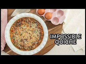 EASY CHEESY Impossible Quiche | How To Make Classic Quiche | Le Bon Baker