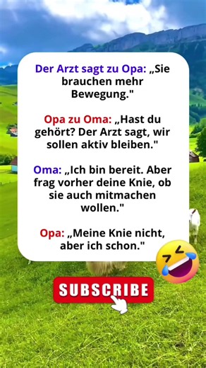 Opa bleibt optimistisch 😄🦵 #funny #lachen #lustig #witzig #viral #memes