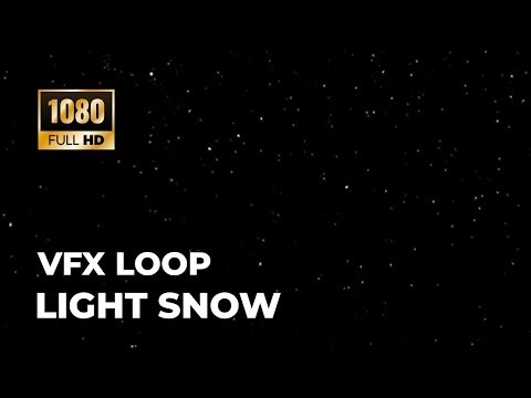Gentle Snowfall Overlay – Ambient VFX Loop