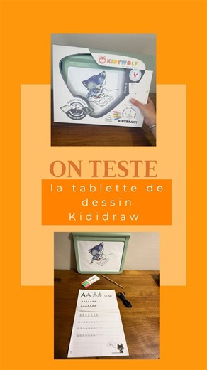 🖍 Zoom sur notre dernière trouvaille pour occuper les enfants intelligemment : le KidyDraw Pro by Kidywolf ✨ Une tablette créative 2-en-1, sans écran ni onde, parfaite pour apprendre et s’amuser 🎨 ✔ Côté lumineux : on décalque lettres, chiffres & dessins pas à pas ✔ Côté néon : place à l’imagination avec des effets lumineux trop fun ✔ Rechargeable, facile à transporter, et livrée avec tout le nécessaire pour démarrer Un jeu éducatif ludique et sans stress pour les parents 💡 Ton enfant serait 