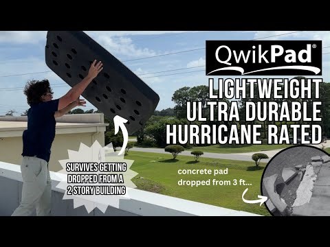 Unbreakable QwikPad for Generators: Survives 2-Story Fall