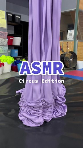 The sounds of Circus 😴 #asmr #circuslife #circussounds #asmrlofi #aerialsilks #aerialtrapeze #relaxingvideos #relaxingsounds