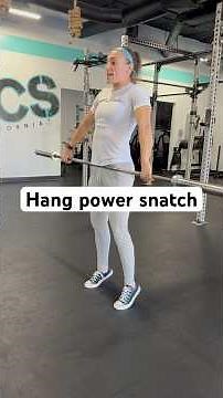Hang power snatch technique! #tutorial #workout #fitness #gym ￼