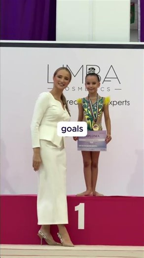 We enrolled her in gymnastics...