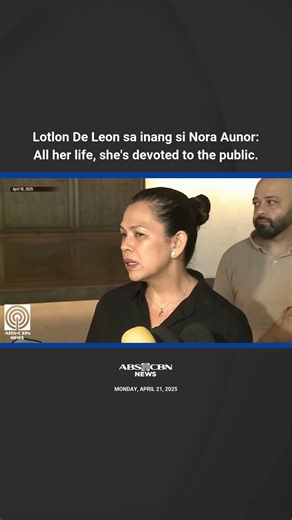 Lotlot de Leon sa inang si Nora Aunor: All her life she's devoted to the public | ABS-CBN News
