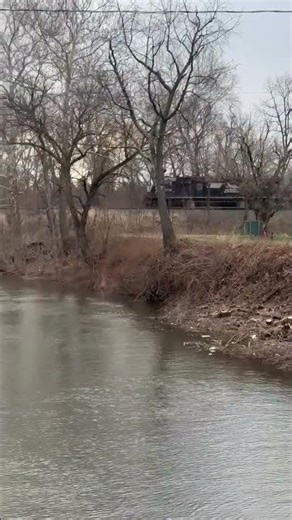 Norfolk Southern train taped by my gram, crossing bridge. Anyone know why only 2 engines???