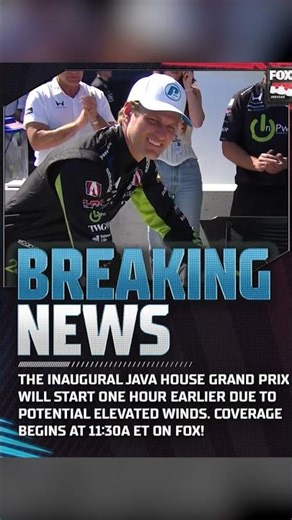 Coverage for Java House Grand Prix of Arlington will begin at 11:30a ET on FOX and FOX OneTITLE