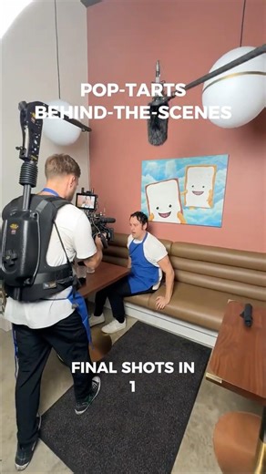 Filming a Pop-Tarts commercial #behindthescenes #filmmaking #cinematography #onset #filmmaker