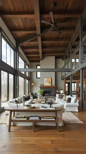 21 Best Industrial Farmhouse Living Room Ideas To Inspire